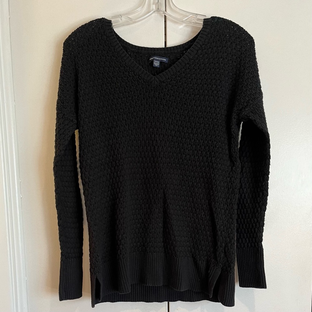 Black knit sweater by American Eagle Outfitters